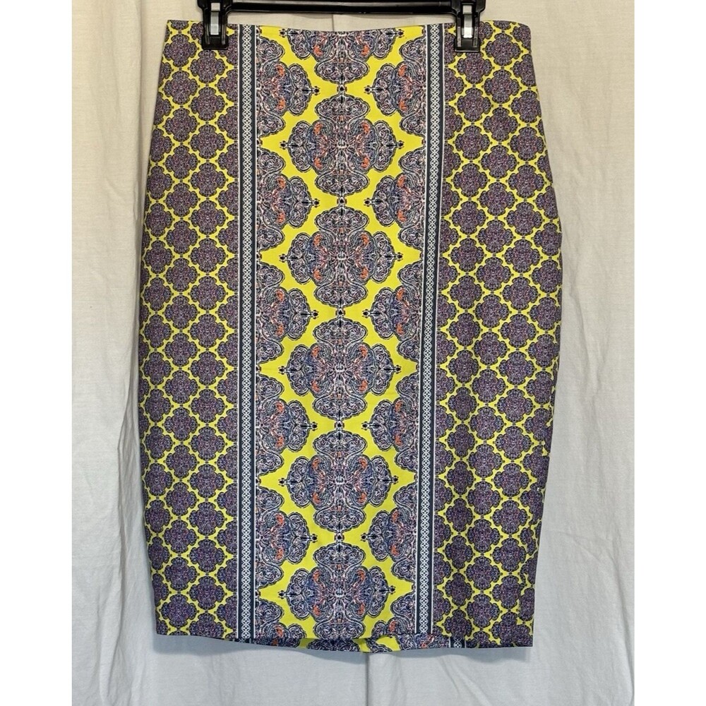 The Limited Neon Multi All Over Print Pencil Skirt Size 8 NEW!